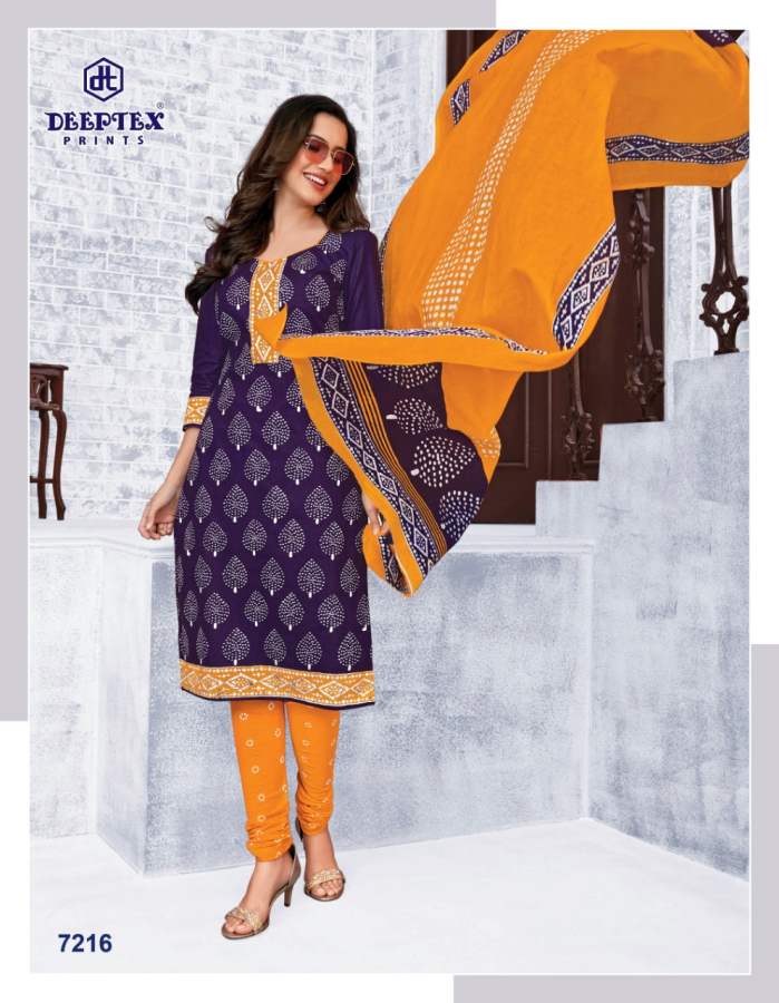 Deeptex Miss India 72 Cotton Printed Casual Daily Wear Dress Material Collection